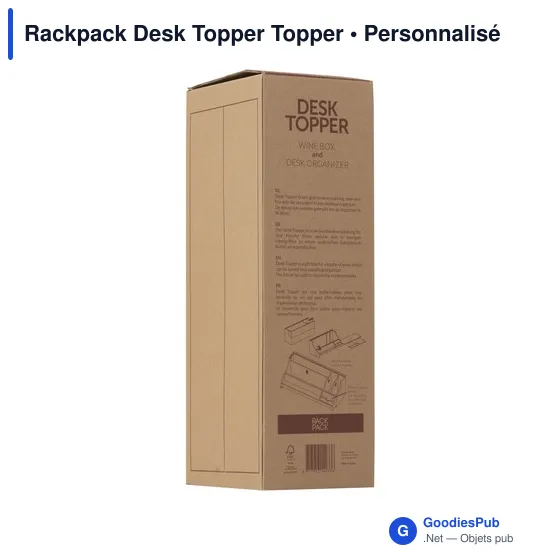 Organiseur de bureau personnalisable Rackpack Desk Topper avec logo - Image 9