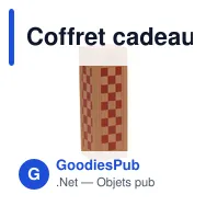 Coffret cadeau personnalisable Rackpack Gamebox Checkers avec logo - Miniature 3
