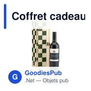 Coffret cadeau personnalisable Rackpack Gamebox Checkers avec logo - Miniature 6
