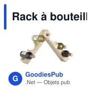 Rack à bouteille personnalisable Rackpack Original avec logo - Miniature 1
