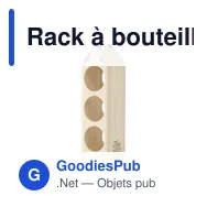 Rack à bouteille personnalisable Rackpack Original avec logo - Miniature 2