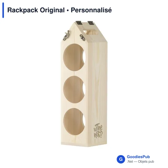 Rack à bouteille personnalisable Rackpack Original avec logo - Image 2