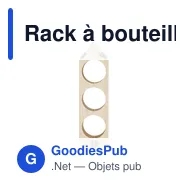 Rack à bouteille personnalisable Rackpack Original avec logo - Miniature 4