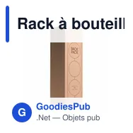 Rack à bouteille personnalisable Rackpack Original avec logo - Miniature 8