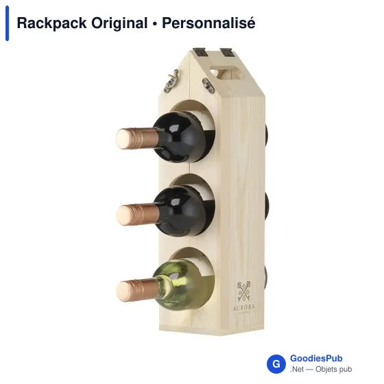 Rack à bouteille personnalisable Rackpack Original avec logo - Image 10