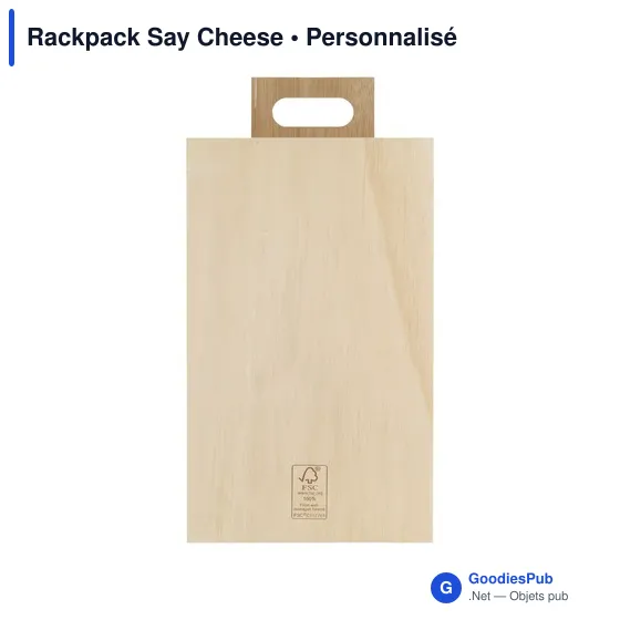 Coffret cadeau personnalisable Rackpack Say Cheese avec logo - Image 3