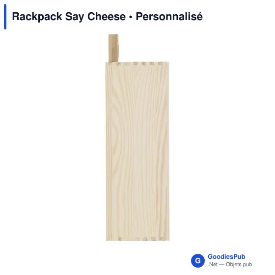 Coffret cadeau personnalisable Rackpack Say Cheese avec logo - Image 4