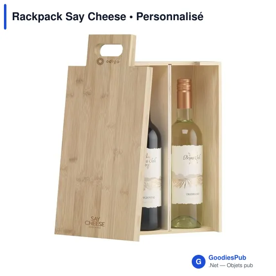 Coffret cadeau personnalisable Rackpack Say Cheese avec logo - Image 8