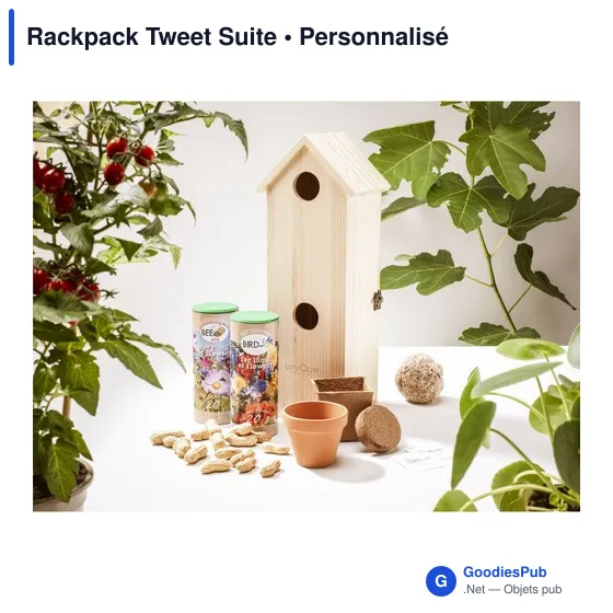 Coffret cadeau à vin personnalisable Rackpack Tweet Suite avec logo - Image 8