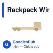 Porte-bouteille Rackpack Wine Truck personnalisable avec logo - Miniature 1