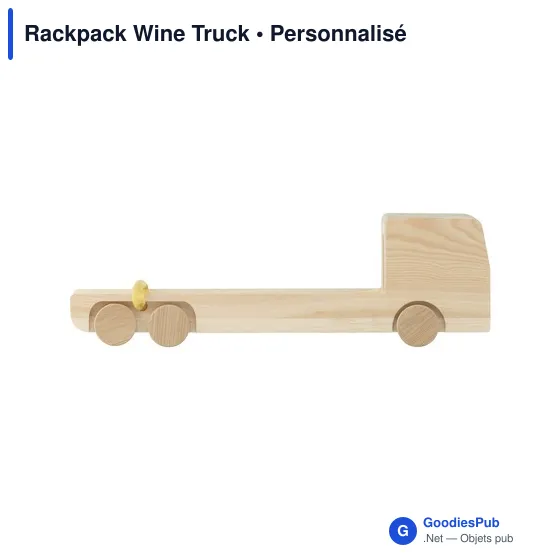 Porte-bouteille Rackpack Wine Truck personnalisable avec logo - Image 1