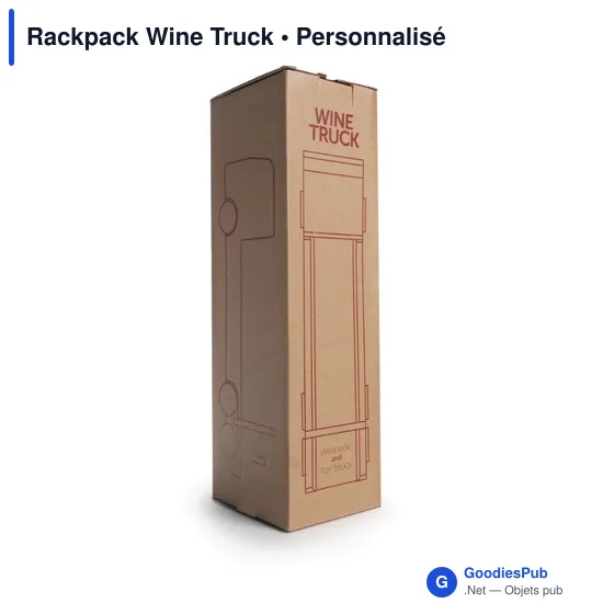 Porte-bouteille Rackpack Wine Truck personnalisable avec logo - Image 3