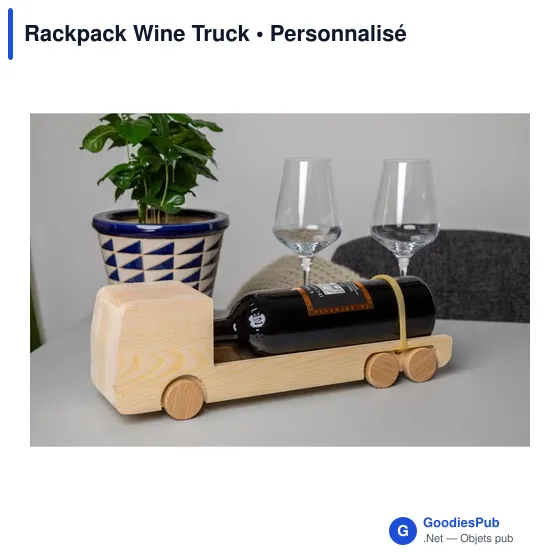 Porte-bouteille Rackpack Wine Truck personnalisable avec logo - Image 4