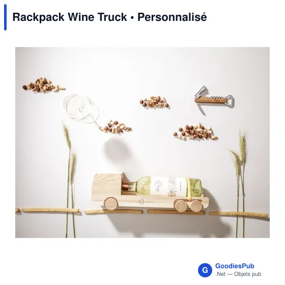 Porte-bouteille Rackpack Wine Truck personnalisable avec logo - Image 5