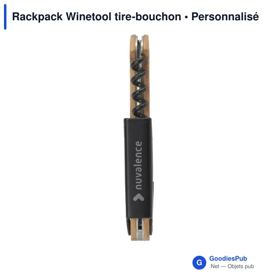 Couteau de sommelier personnalisable Rackpack Winetool avec logo - Image 5