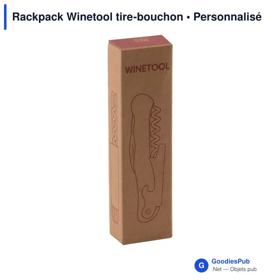Couteau de sommelier personnalisable Rackpack Winetool avec logo - Image 6