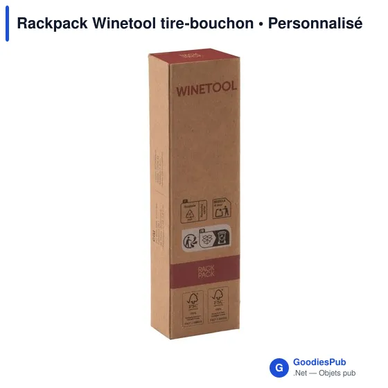Couteau de sommelier personnalisable Rackpack Winetool avec logo - Image 7