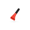 Variante Rouge - Raclette pare-brise personnalisable en plastique et EVA avec logo - 4 coloris