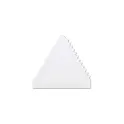 Variante Blanc - Grattoir à givre personnalisable en PS avec logo - Triangle