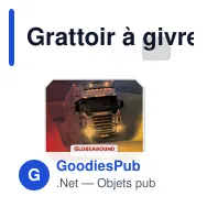 Grattoir à givre personnalisable pour pare-brise avec logo - Classique - Miniature 1