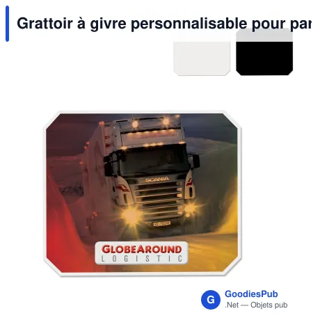 Grattoir à givre personnalisable pour pare-brise avec logo - Classique
