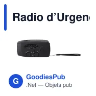 Radio d’Urgence Multifonction Cartney - Miniature 1