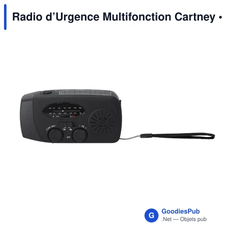Radio d’Urgence Multifonction Cartney