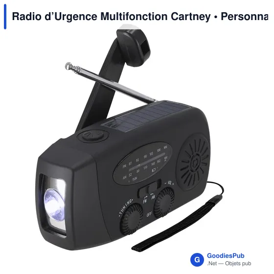 Radio d’Urgence Multifonction Cartney - Image 11