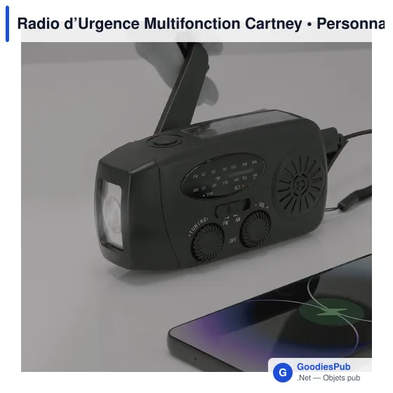 Radio d’Urgence Multifonction Cartney - Image 9