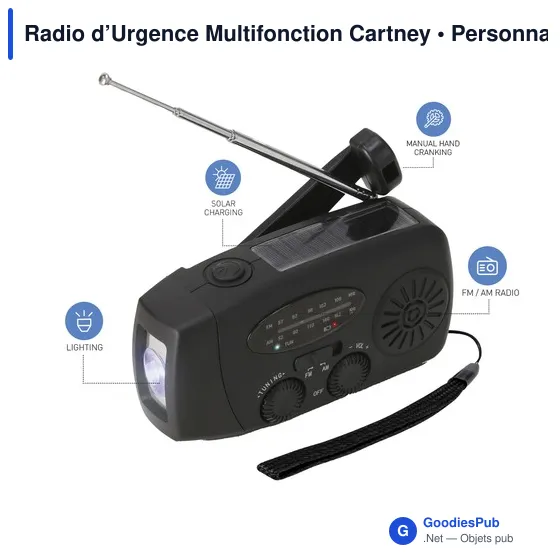 Radio d’Urgence Multifonction Cartney - Image 10