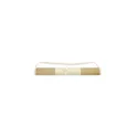 Variante beige - Natte de plage personnalisable en paille naturelle avec logo