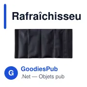 Rafraîchisseur à vin personnalisable en PVC - Logo en option - Miniature 3