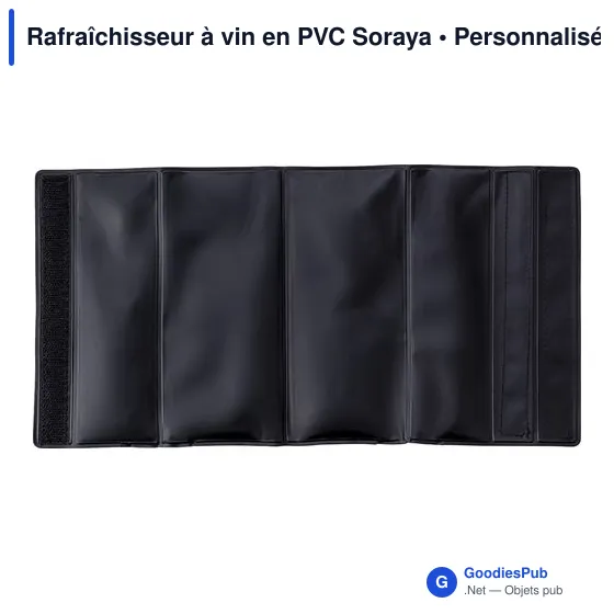 Rafraîchisseur à vin personnalisable en PVC - Logo en option - Image 3