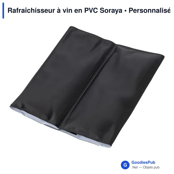 Rafraîchisseur à vin personnalisable en PVC - Logo en option - Image 4