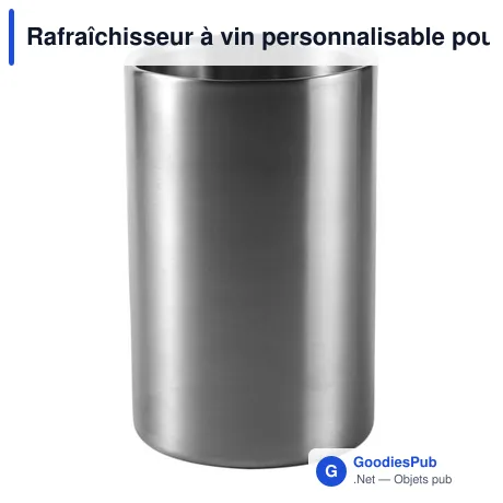Rafraîchisseur à vin personnalisable pour logo - Jeremias