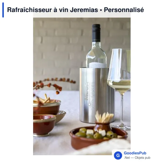 Rafraîchisseur à vin personnalisable pour logo - Jeremias - Image 5