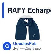RAFY Echarpe en polyester RPET - Miniature 4