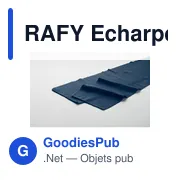 RAFY Echarpe en polyester RPET - Miniature 5