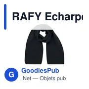 RAFY Echarpe en polyester RPET - Miniature 6