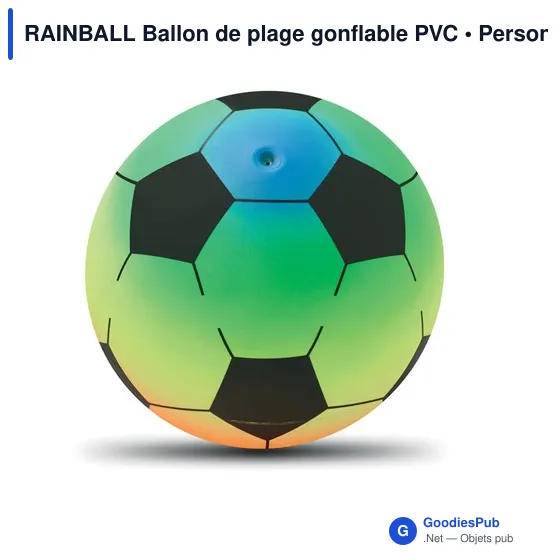 RAINBALL Ballon de plage gonflable PVC - Image 3