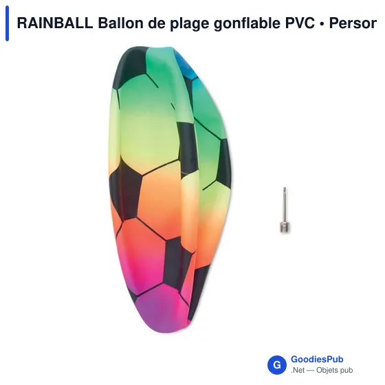 RAINBALL Ballon de plage gonflable PVC - Image 4