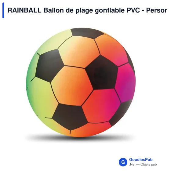 RAINBALL Ballon de plage gonflable PVC - Image 5