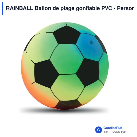RAINBALL Ballon de plage gonflable PVC - Image 7