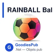 RAINBALL Ballon de plage gonflable PVC - Miniature 8