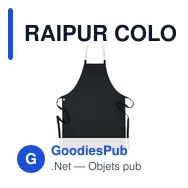 RAIPUR COLOUR Tablier coton orga. 200 gr/m² - Miniature 2