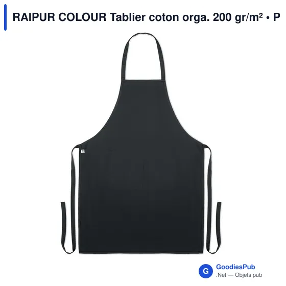 RAIPUR COLOUR Tablier coton orga. 200 gr/m² - Image 3