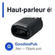 Haut-parleur étanche personnalisable avec logo pour entreprise - Miniature 3