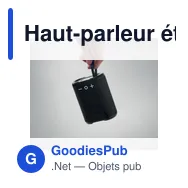Haut-parleur étanche personnalisable avec logo pour entreprise - Miniature 6