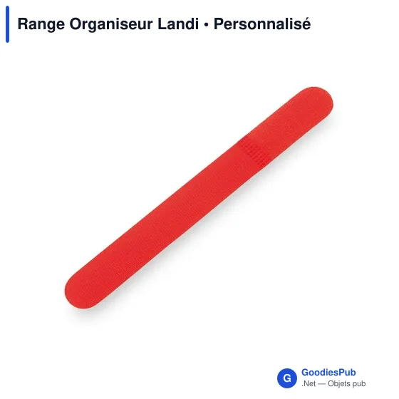 Range Organiseur personnalisable pour câbles - Landiavec logo - Image 1