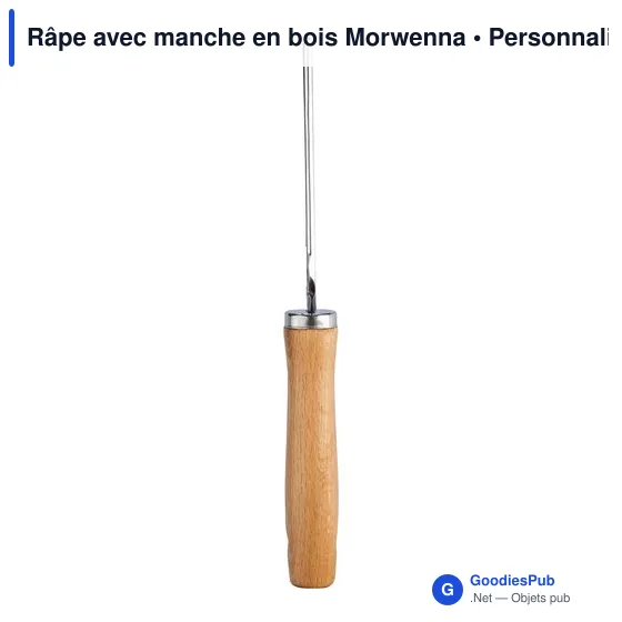 Râpe personnalisable avec logo - Morwenna en bois - Image 4